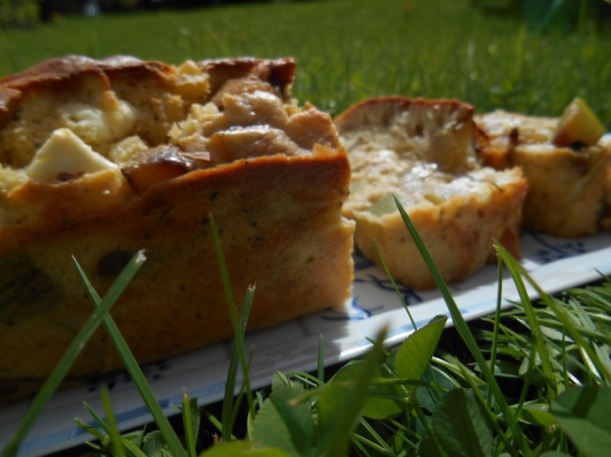 cake courgette féta